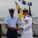 U.S. Coast Guard Cutter Munro holds a change of command ceremony