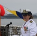 U.S. Coast Guard Cutter Munro holds a change of command ceremony