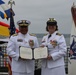 U.S. Coast Guard Cutter Munro holds a change of command ceremony