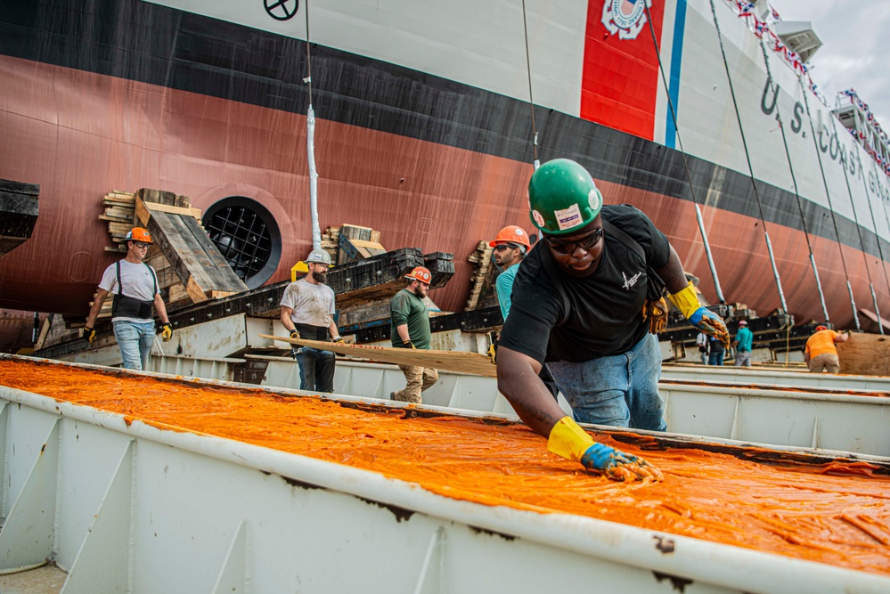 Coast Guard launches first Offshore Patrol Cutter