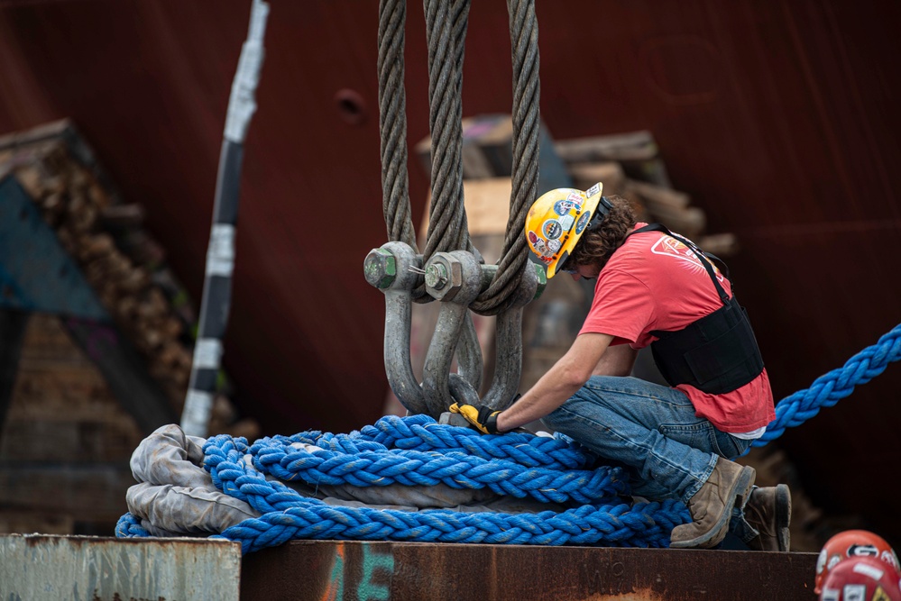 Coast Guard launches first Offshore Patrol Cutter