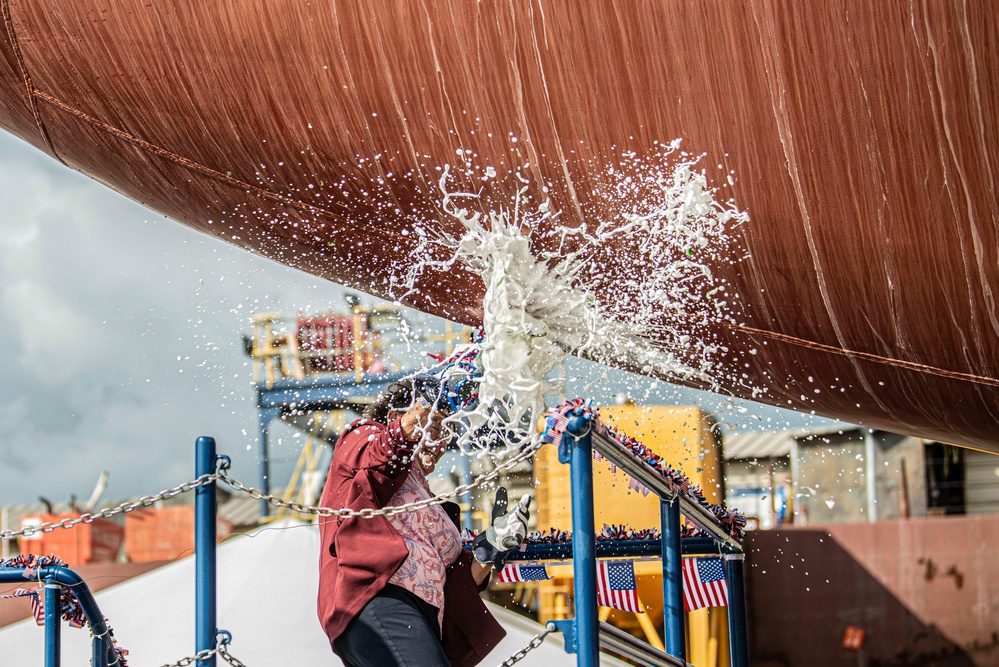 Coast Guard launches first Offshore Patrol Cutter