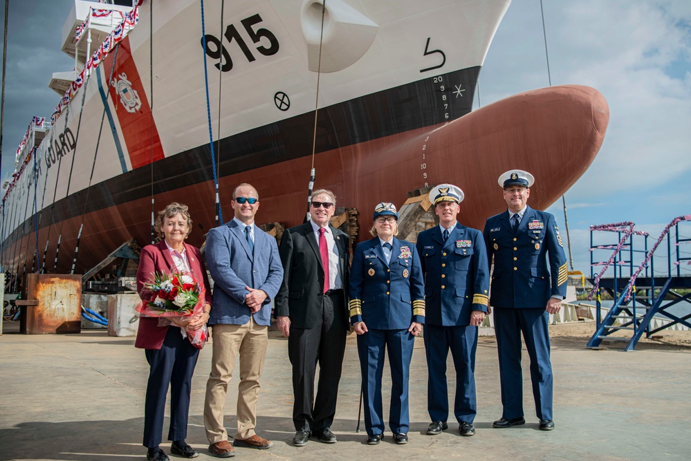 Coast Guard launches first Offshore Patrol Cutter