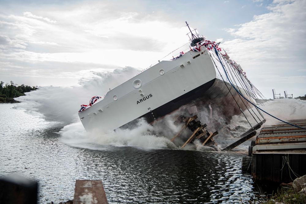 Coast Guard launches first Offshore Patrol Cutter