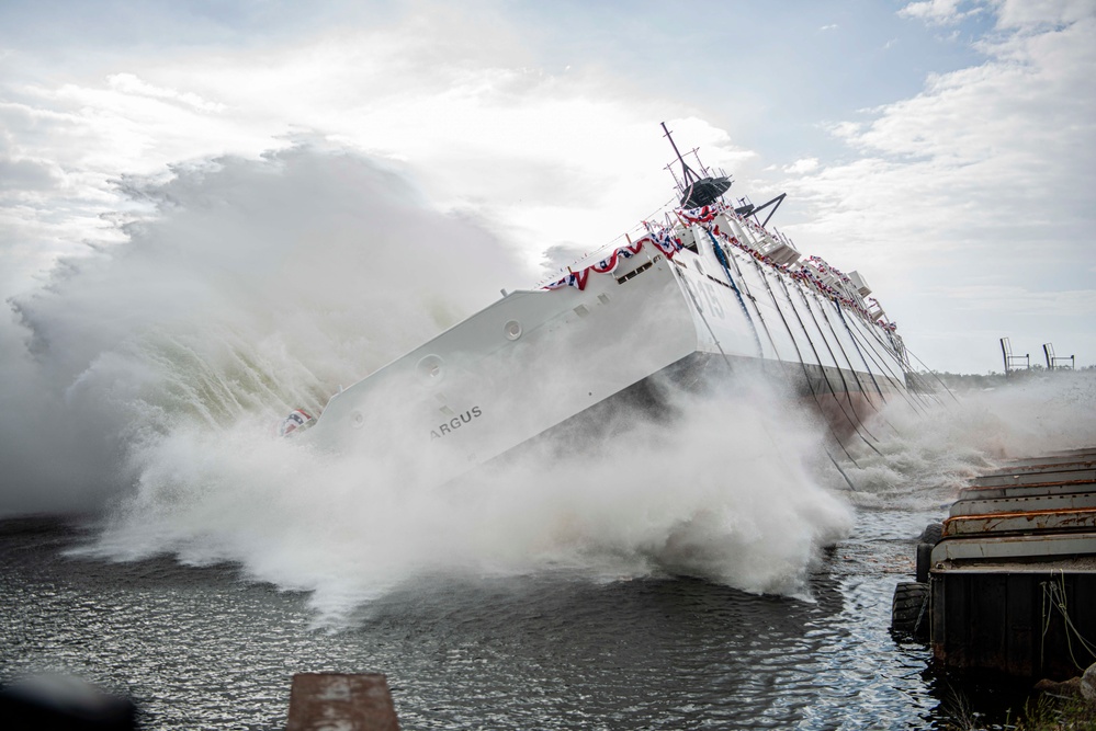 Coast Guard launches first Offshore Patrol Cutter