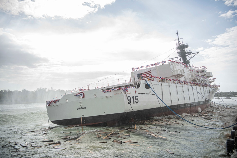 Coast Guard launches first Offshore Patrol Cutter