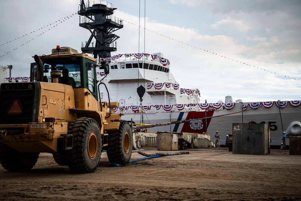 Coast Guard launches first Offshore Patrol Cutter