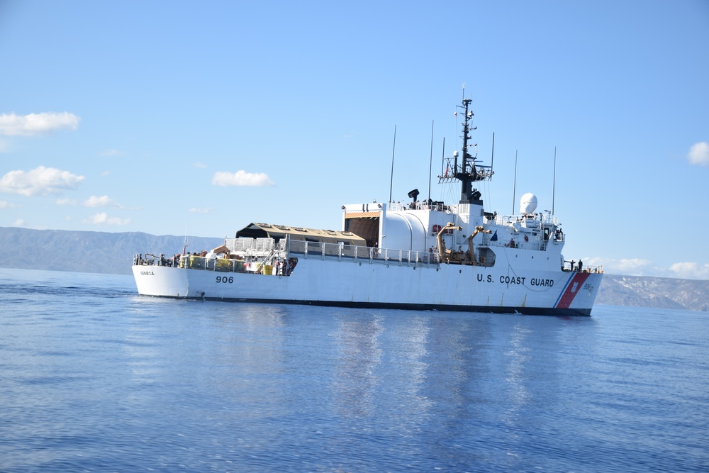 US Coast Guard Cutter Seneca patrols Windward Passage and Florida Straits