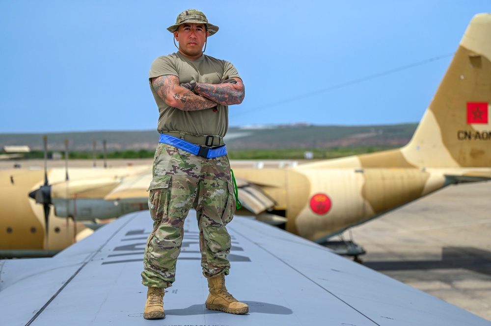 Maintainers complete BPO on a C-130H3 Hercules at African Lion 24