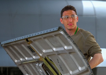 Maintainers complete BPO on a C-130H3 Hercules at African Lion 24