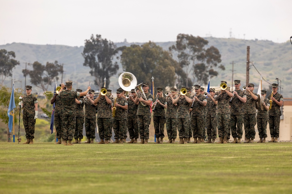 HQ Bn. holds change of command ceremony