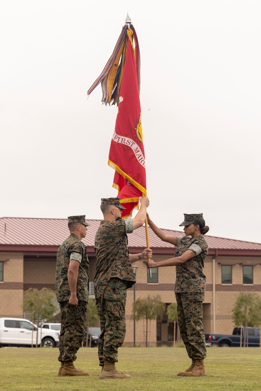 HQ Bn. holds change of command ceremony
