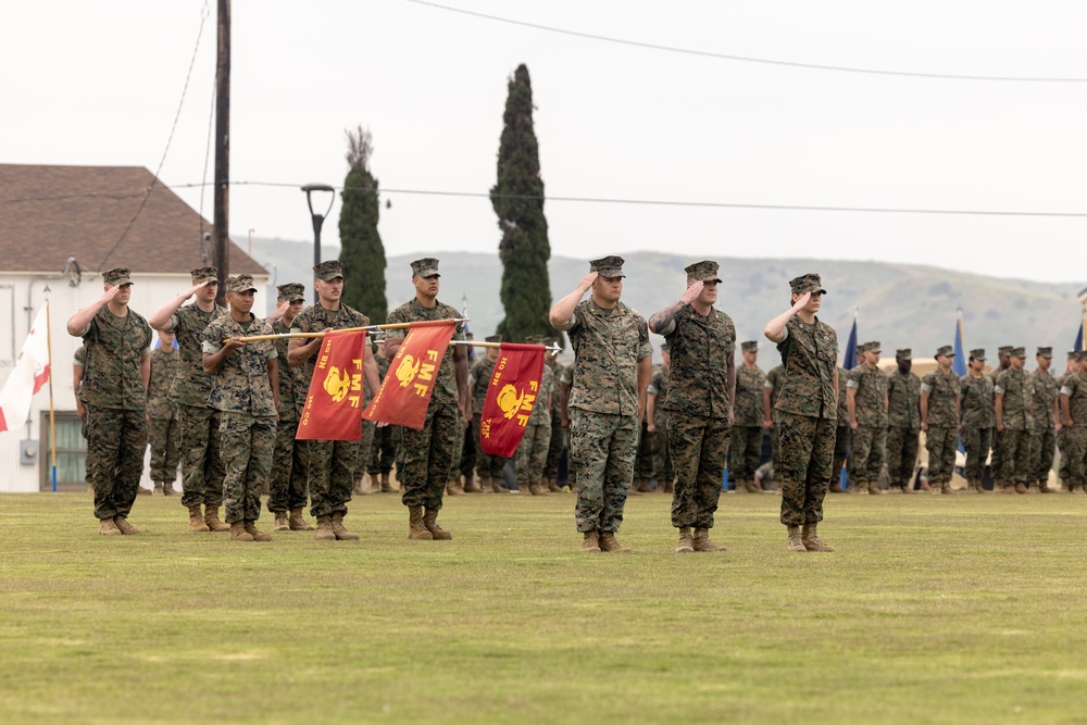 HQ Bn. holds change of command ceremony