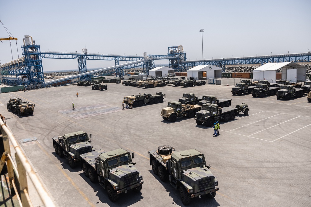 2nd Distribution Support Battalion Conduct Vehicle Onload After Native Fury 24