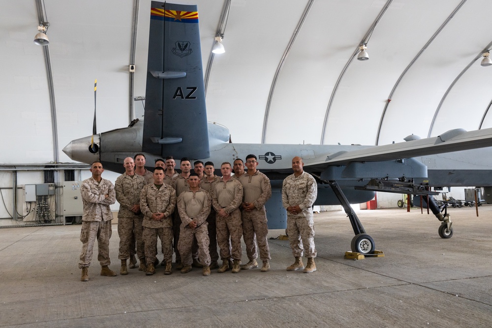 6th ESB Marines Tour U.S. Air Force MQ-9 Reaper