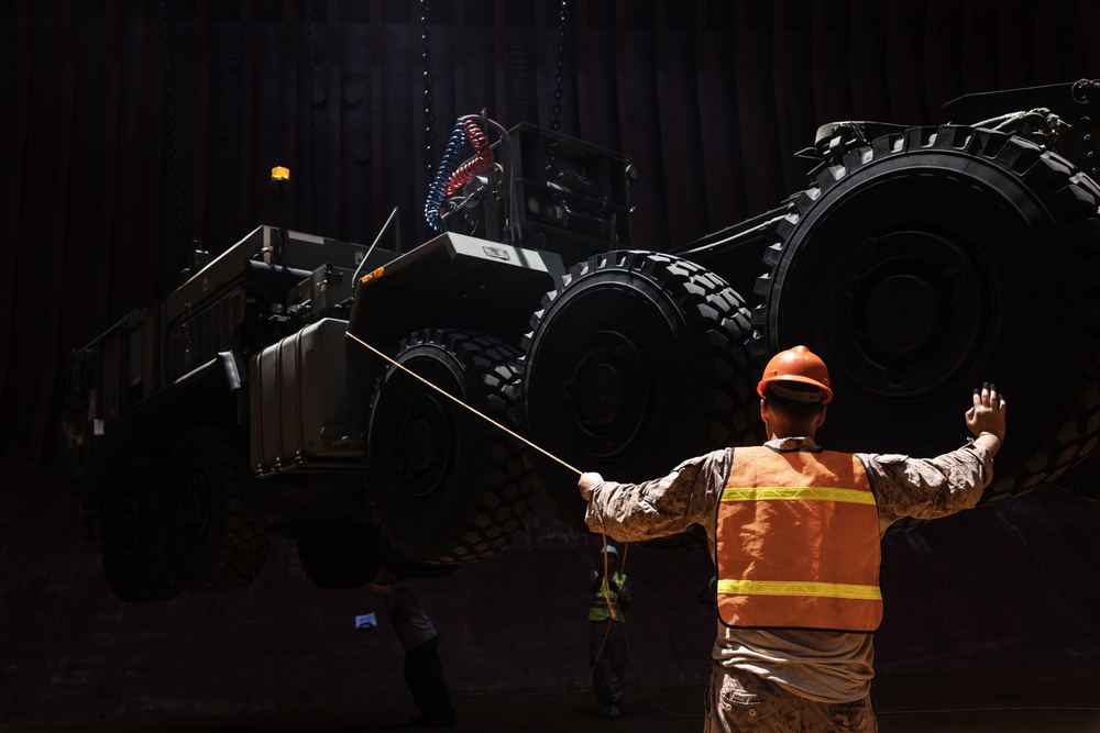 2nd Distribution Support Battalion Conduct Vehicle Onload After Native Fury 24