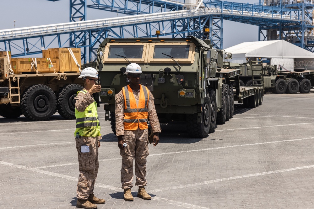 2nd Distribution Support Battalion Conduct Vehicle Onload After Native Fury 24