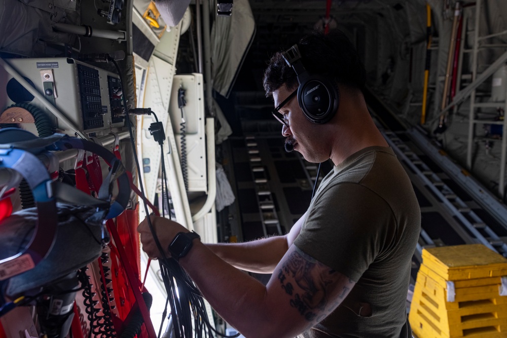 U.S. Marines with VMGR-252 and VMA-231 support Distributed Aviation Operations Exercise 24