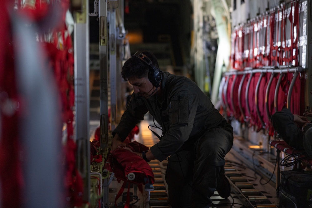 U.S. Marines with VMGR-252 and VMA-231 support Distributed Aviation Operations Exercise 24