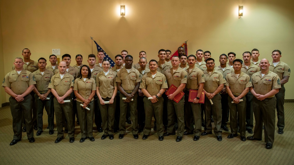 15th MEU Marines Graduate Corporal’s Course
