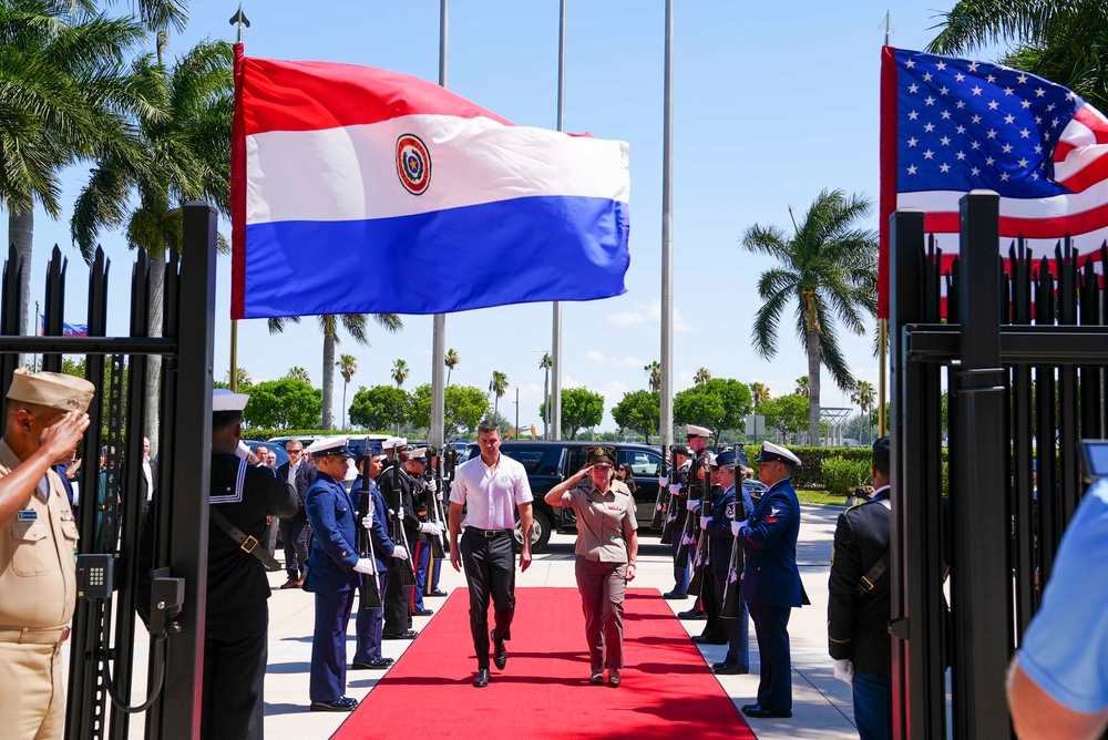 President of Paraguay visits U.S. Southern Command