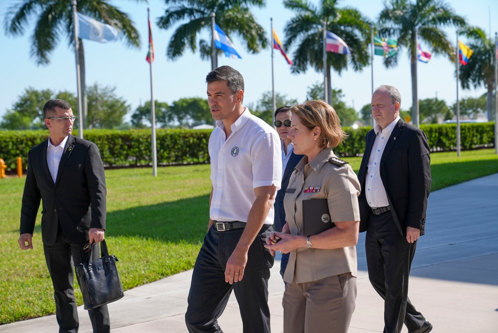 President of Paraguay visits U.S. Southern Command