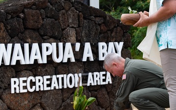 PMRF Unveils Traditional Place Name of Waiapua‘a Bay (formerly Major’s Bay)