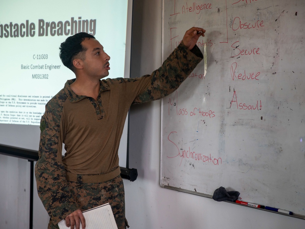Tiger Strike 24: Combat Engineers Build and Breach Obstacles