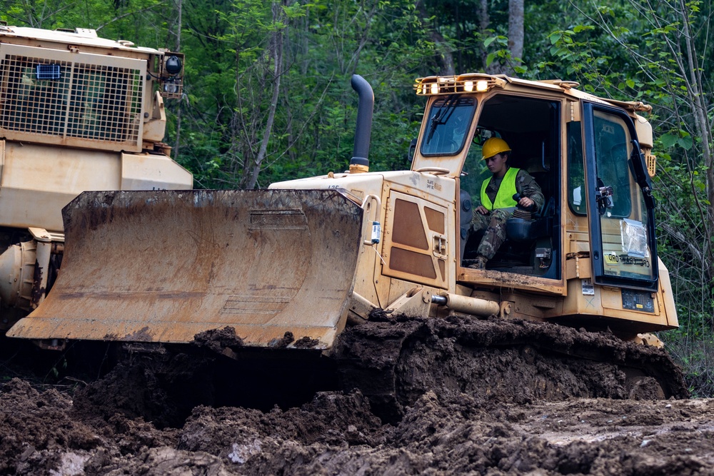 84th Engineer Battalion builds drop zone bridge on Fort Magsaysay