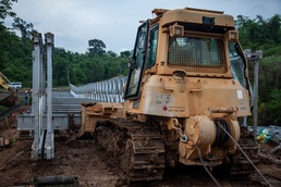 84th Engineer Battalion builds drop zone bridge on Fort Magsaysay