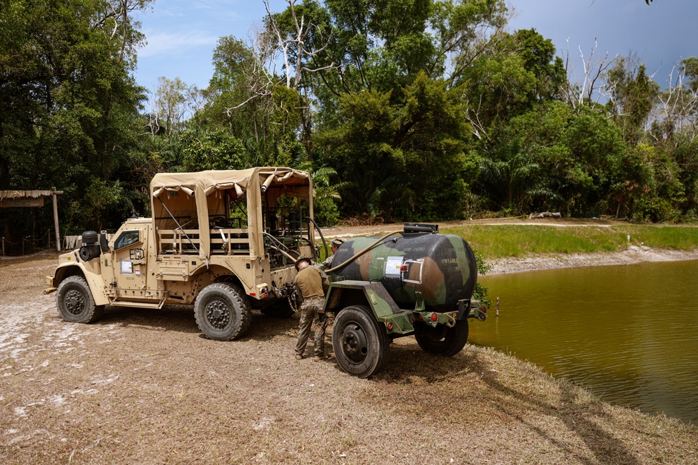 Tiger Strike 24: CLB-15 Employs Mobile Water Purification System