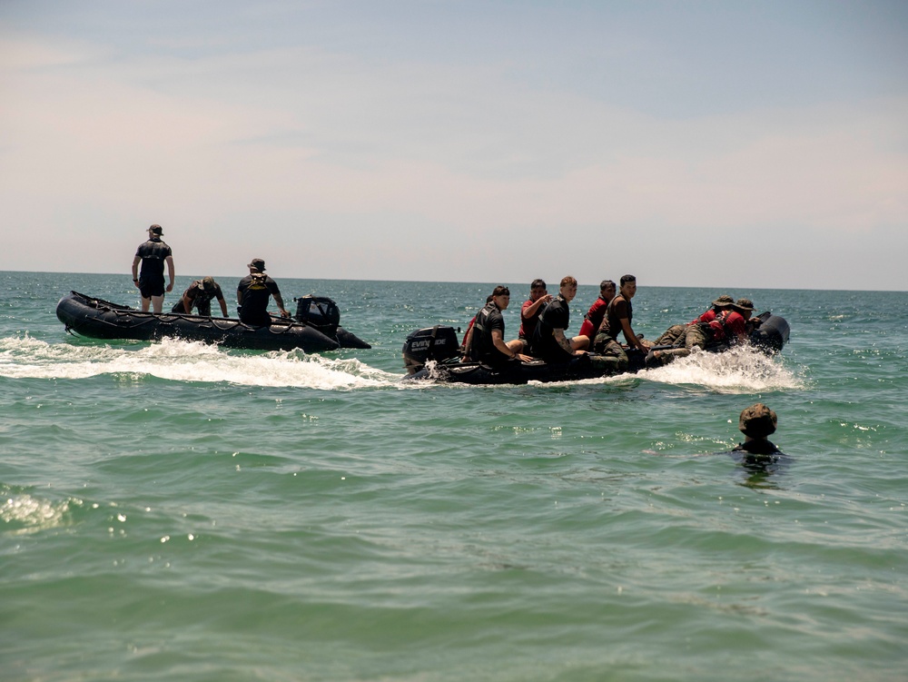 Tiger Strike 24: US, Malaysian Recon Rehearse CRRC Operations