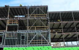 May 2024 barracks construction operations at Fort McCoy