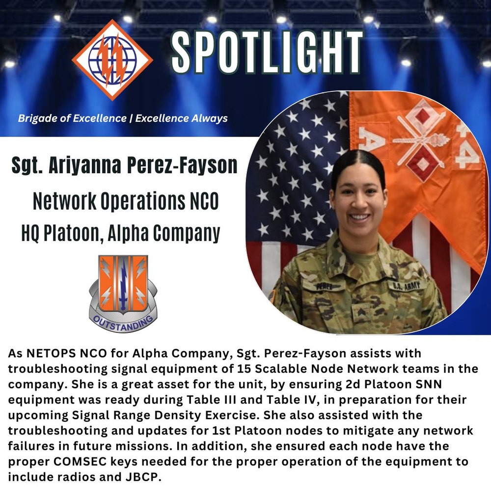 2d TSB Spotlight: Sgt. Ariyanna Perez-Fayson