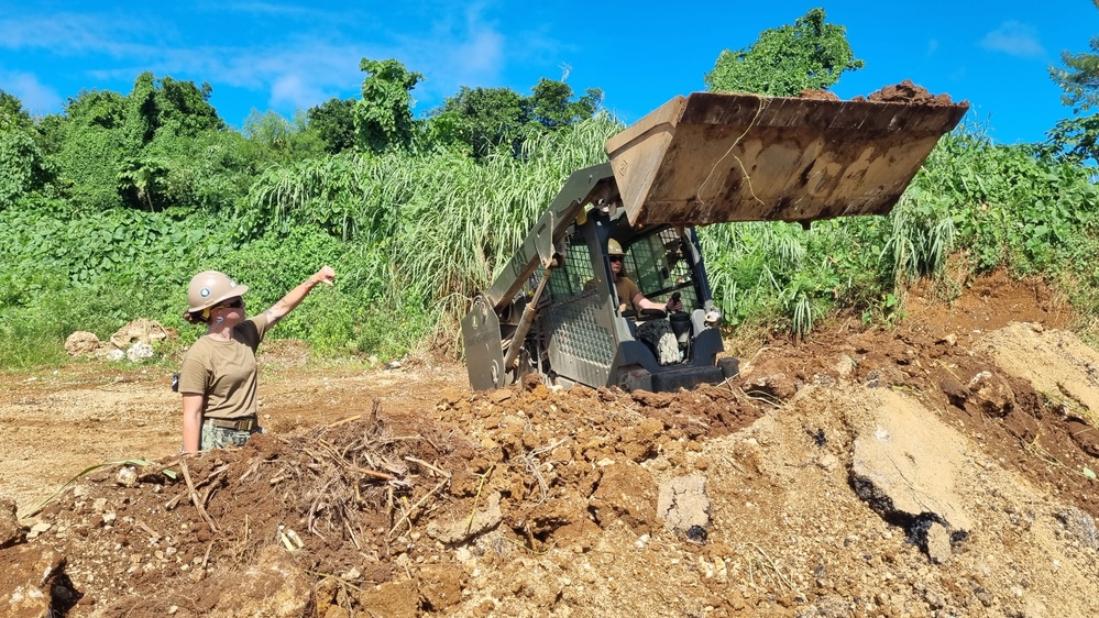 NMCB 4 at Tinian