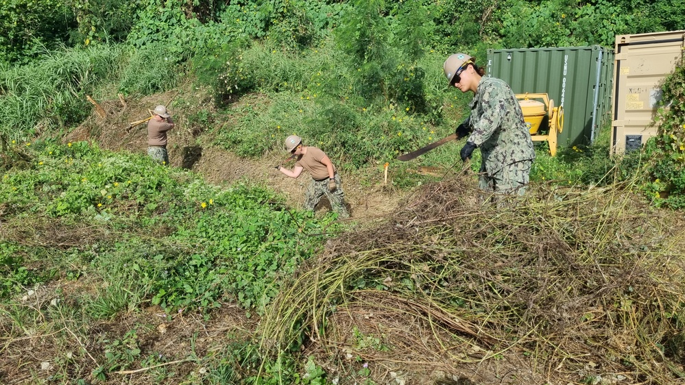 NMCB 4 at Tinian