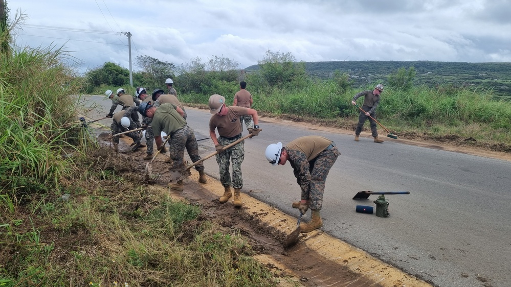 NMCB 4 at Tinian