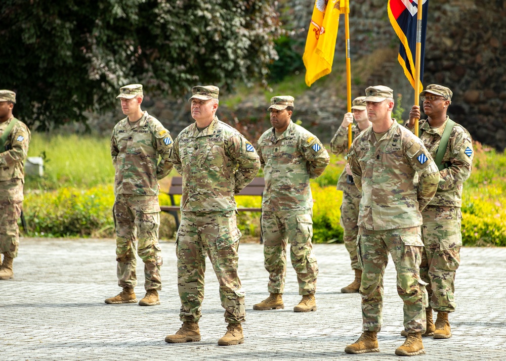 1st Armored Brigade Combat Team, 1st Cavalry Division Transfer of Authority Ceremony in Zagan, Poland