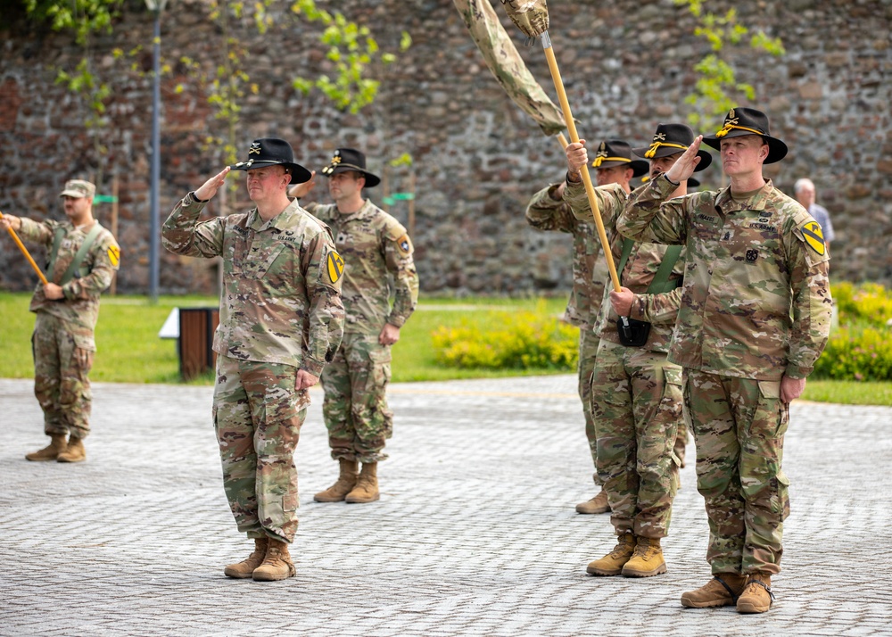 1st Armored Brigade Combat Team, 1st Cavalry Division Transfer of Authority Ceremony in Zagan, Poland