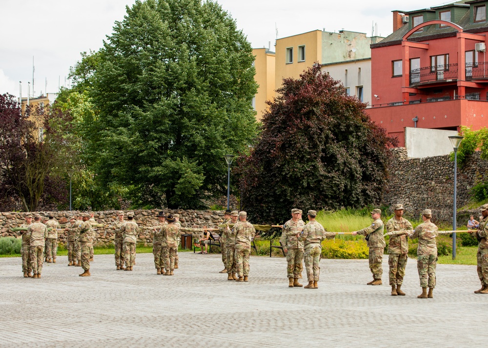 1st Armored Brigade Combat Team, 1st Cavalry Division Transfer of Authority Ceremony in Zagan, Poland