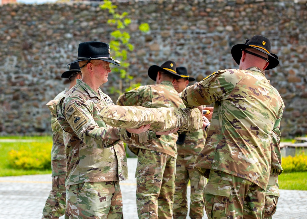 1st Armored Brigade Combat Team, 1st Cavalry Division Transfer of Authority Ceremony in Zagan, Poland