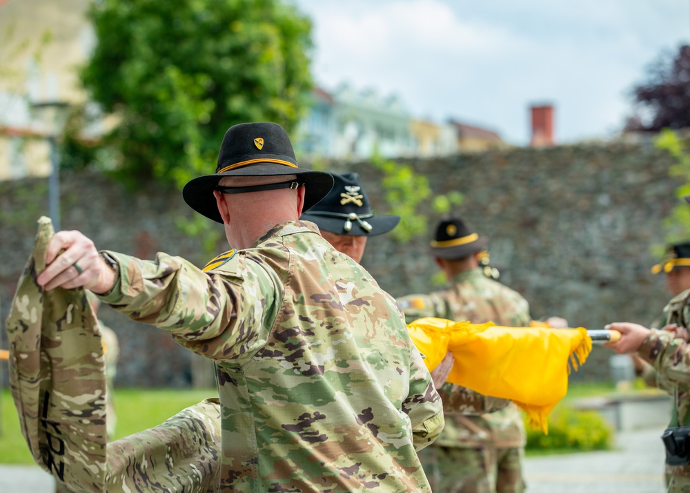 1st Armored Brigade Combat Team, 1st Cavalry Division Transfer of Authority Ceremony in Zagan, Poland