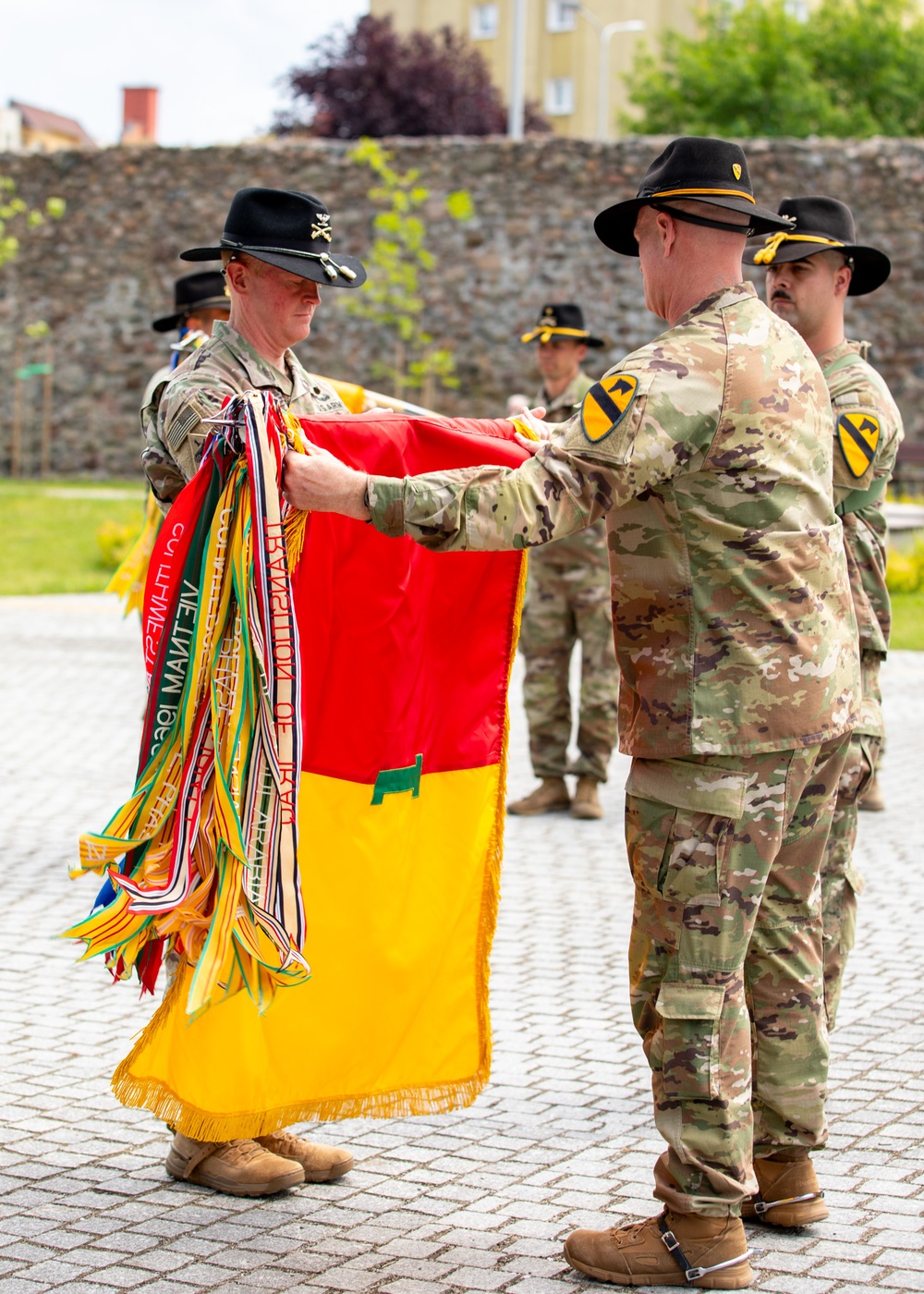 1st Armored Brigade Combat Team, 1st Cavalry Division Transfer of Authority Ceremony in Zagan, Poland