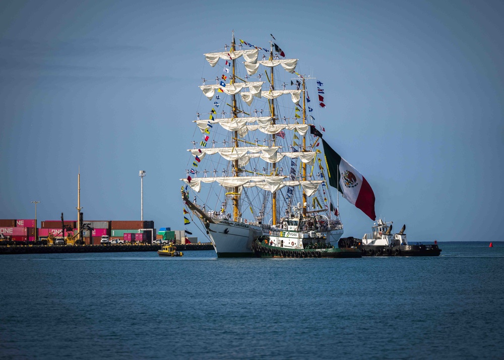 Mexico's Tall Ship Cuauhtemoc Visits Hawaii