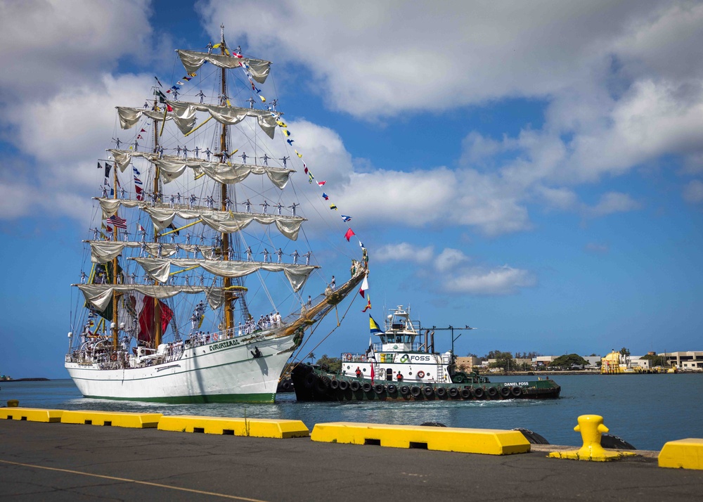 Mexico's Tall Ship Cuauhtemoc Visits Hawaii