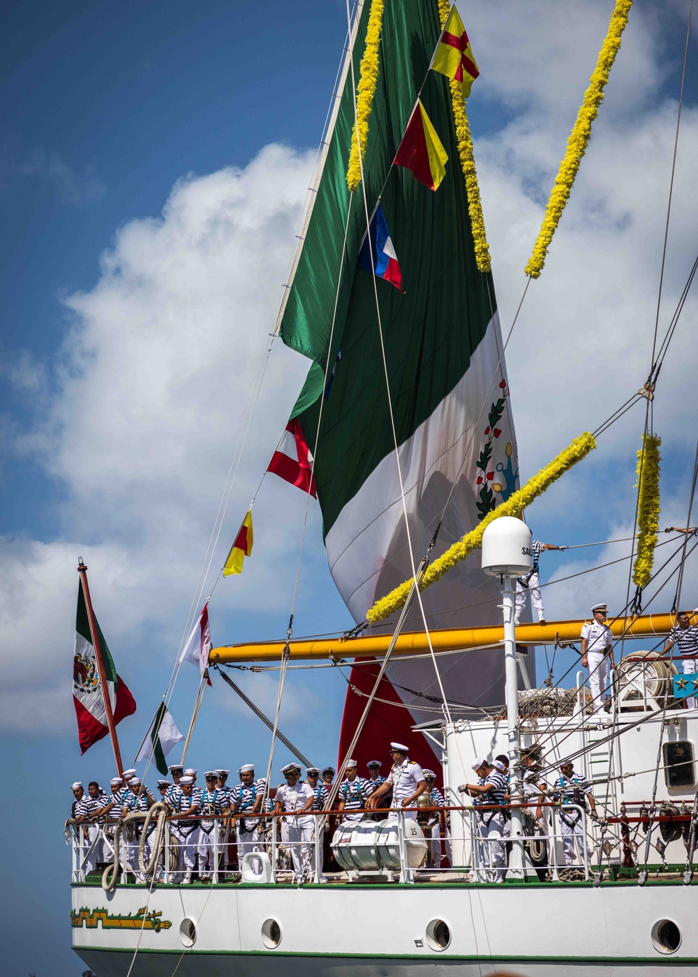 Mexico's Tall Ship Cuauhtemoc Visits Hawaii