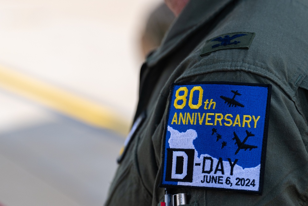 MoTA cast fly with the 100th ARW on 80th Anniversary of D-Day