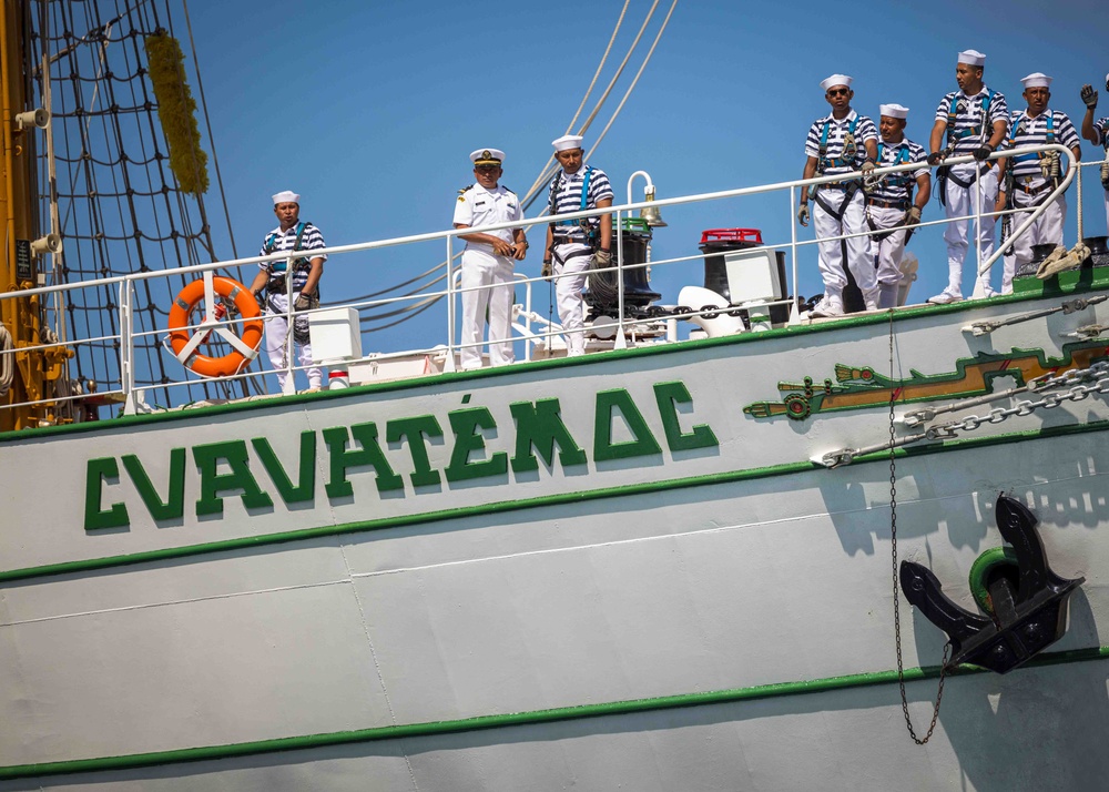 Mexico's Tall Ship Cuauhtemoc Visits Hawaii