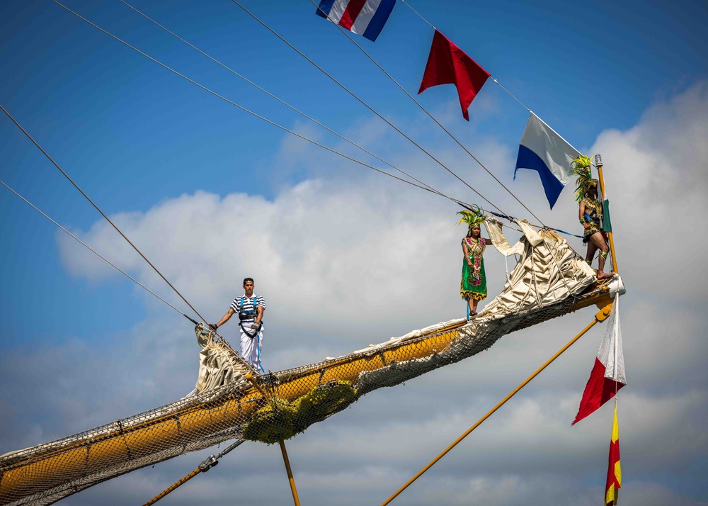 Mexico's Tall Ship Cuauhtemoc Visits Hawaii