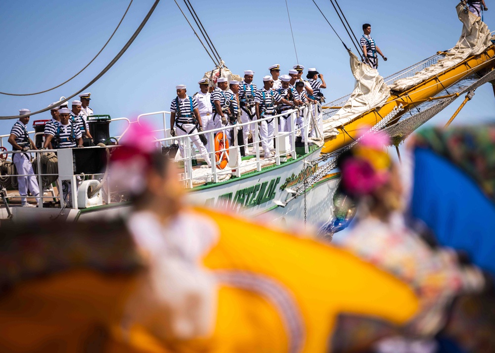 Mexico's Tall Ship Cuauhtemoc Visits Hawaii